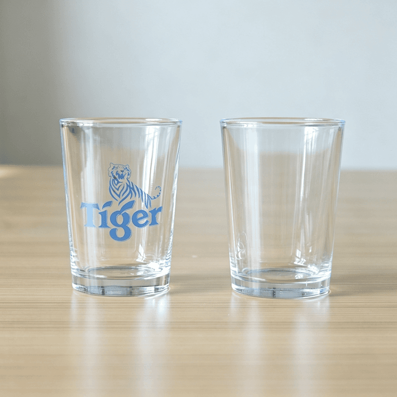 Bengbu Glassware Manufacturer 5oz Glass Tumblers with Customized Logos for Brand Promotion Gifts
