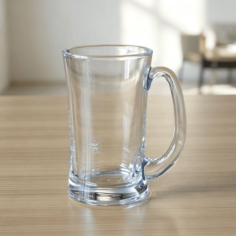 Machine Made High Quality 340ml Beer Glass Mugs Tea Glass Mugs
