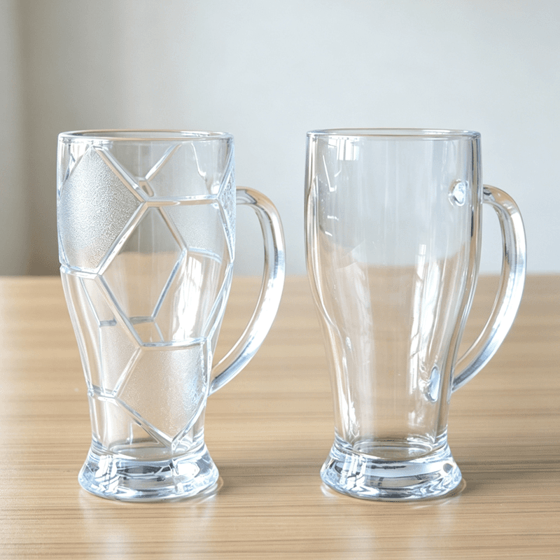 Creative Trophy Shape Football Beer Glass mugs Customized Logos Aavailable