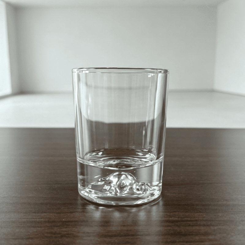 Wholesale 75ml Shot Glasses with Mountain Base Logo Printing Aavailable