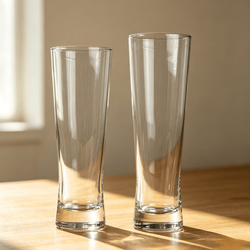 Premium Quality 370ml and 420ml Pilsner Beer Glasses