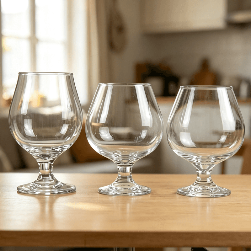 Machine Made 500ml Glass Goblets for Brandy/Cognac/Beers