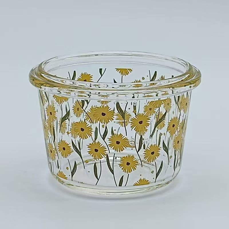 Machine Made Small Glass Bowls for Fresh-keeping with Decoration/Customized Printings